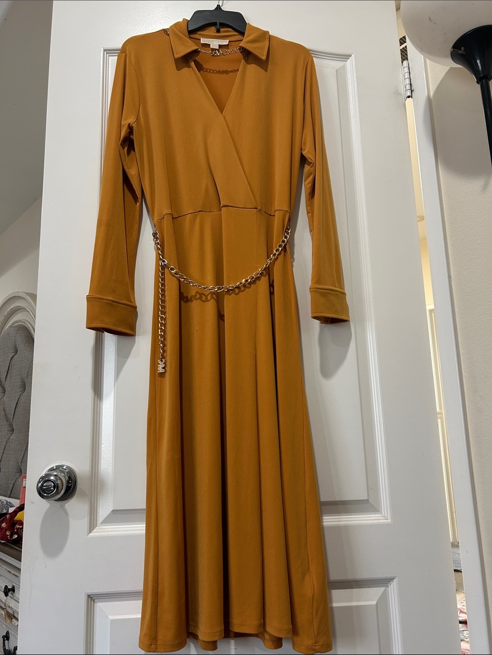 Women's Long Sleeve Midi Dress